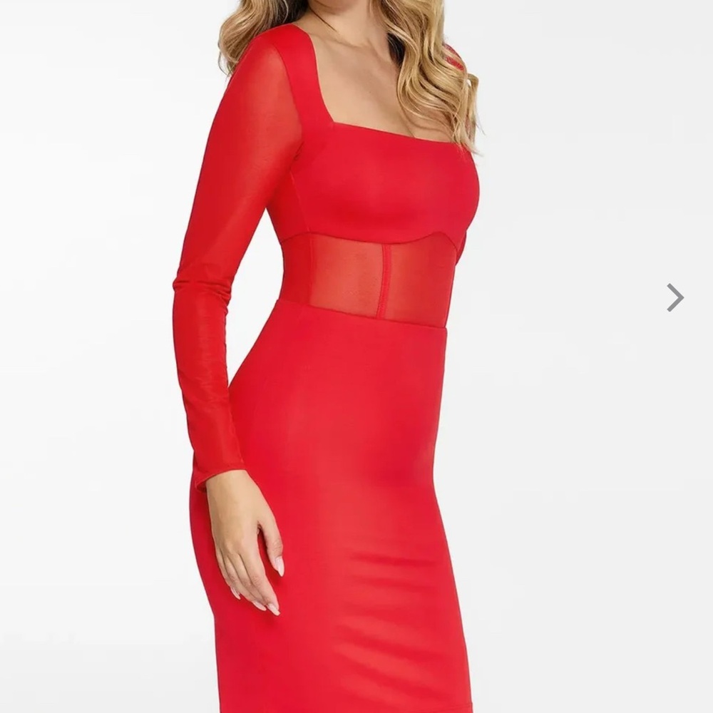 Chic Red Mini Dress
